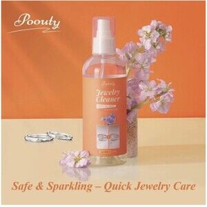 Poouty Jewelry Cleaner Liquid - 260ml/   8.7902 - Gentle & Effective NEW!!